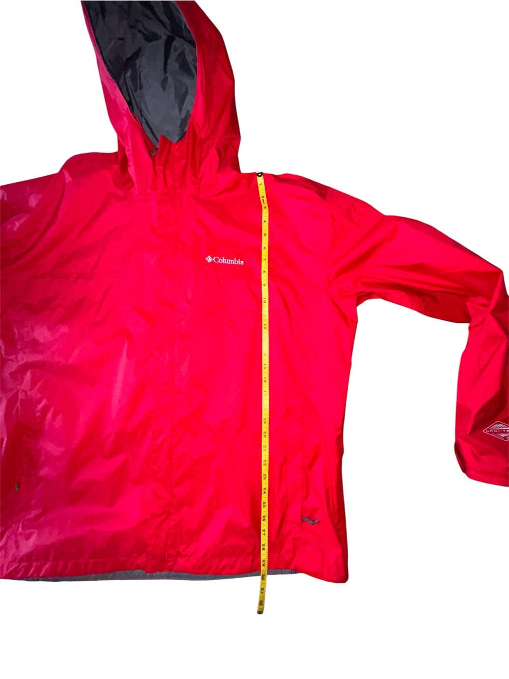 Columbia Red Hooded Rain Shell - Picture 6 of 12